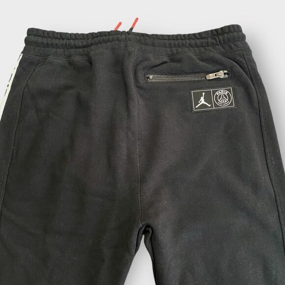 Nike Jordan Paris Saint-Germain Black White Jogger Sweatpants Boys size XL New - Picture 8 of 12